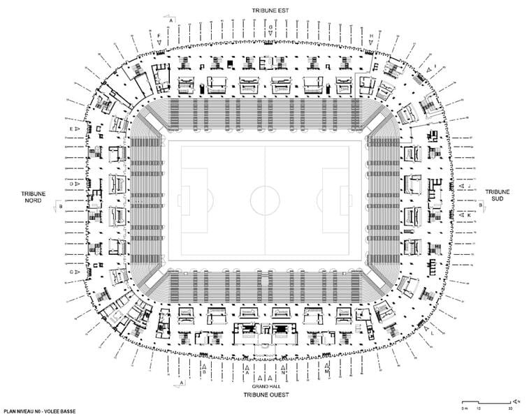 kartta Lille stadium
